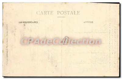 フランシュ＝コンテの風景地 - C.L.B. - 102. ベザンソン - ベザンソンの眺めとアマテイ＝ヴィジネー鉄道の城塞下のトンネル入口 — 裏面