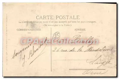PESANÇON - Palácio de Justiça, Entrada da Corte de Apelação — Verso