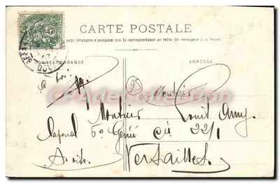 Besançon — Manobra de Embarque — Artilharia — Teuillet, editor Besançon, n°34 — Verso