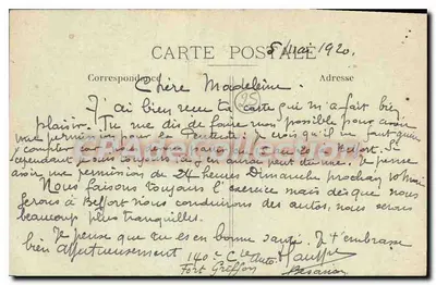 Besançon — Vallée de Casamène — C.L.B. — n°98 — Rewers