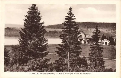 Malbuisson (Doubs) — Villa Monjoye e lago Saint-Point