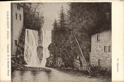 Malbuisson (Doubs) — Cachoeira da Fonte Azul — Ed. Chapouilly