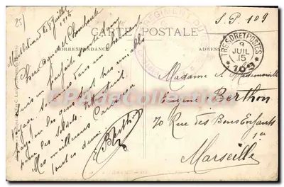 Montbéliard — O Castelo — C. L., B 741 — Verso