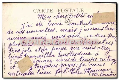 A Abadia de N.-D. d'AIGUEBELLE (Drôme) — A Fazenda — Verso
