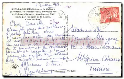 Bollène - Zamek Pierrelatte — wydawca A. ARDY, nr 129 — Rewers