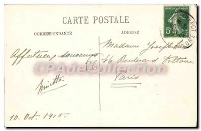 Valence — Monumentale Fontein en Boulevard Bancel — LL. — Selecta — Achterkant