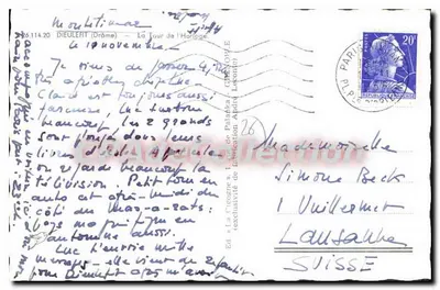 A Garça — Torre da Relógio — Edição exclusiva da Associação André Lescone — Verso