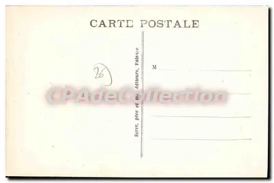 Valence — Statua Championnel — Aleja Gambetta — Most — Wydawca Serre, n°17 — Rewers
