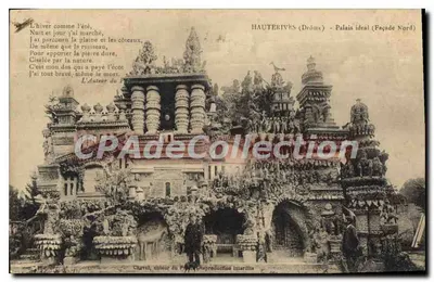 Haüterives (Drôme) - Palácio Ideal (Fachada Norte)