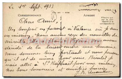 Valence — Le Pont et le Rocher de Crussol — LL — Rewers