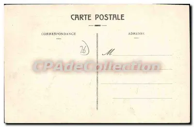 Montbrun-les-Bains (Drôme) — Vista panorâmica com a estação termal, Reilbanette à esquerda, Montbrun à direita, o Ventoux no fundo — editor não identificado, número de série 5 — Verso