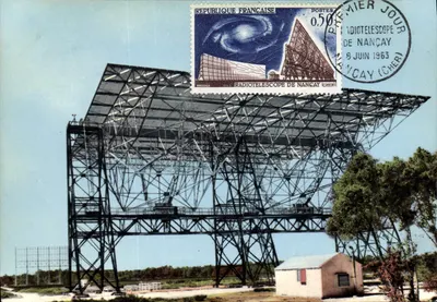 Radiotelescópio de Nançay — Primeiro Dia — 8 de junho de 1963 — Editor Héliocolor