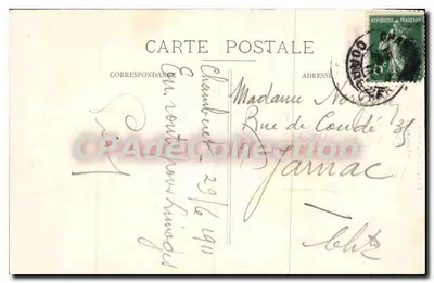 Le Saut de la Virolle — Treignac (Corrèze) — Nieznany wydawca, nr 30 — Rewers