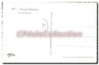 Argentat (Corrèze) — Vista geral — Edição Jourdan — Verso