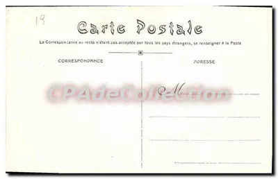 Gimel (Corrèze) — Wielka Kaskada — Efekt nocy — wydawca GIMEL — Rewers