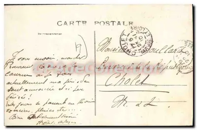 Tulle - La Corrèze i Kaszarnia Champ-de-Mars — M.T. wydawca, nr 175 — Rewers