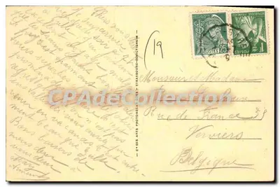 Tulle. Most Bascule i Katedrała — Stara pocztówka deCollection n°153 — Rewers