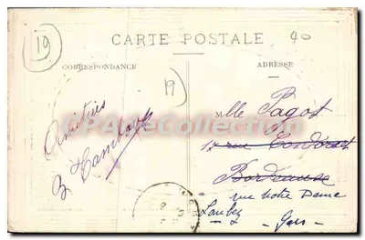 Brive — La Guierle — Edição Marchais - À la Civette — Verso