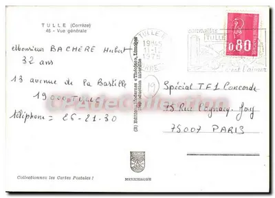Tulle (Corrèze) — Pejzaż ogólny — IRIS — Rewers