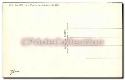 Bavella - Widok zjazdu z Colu — Wydawnictwo Cigogne, Ajaccio — Rewers