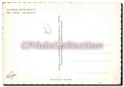 Bastia — Vista generale — Edizioni M.C. Miramont — Verso