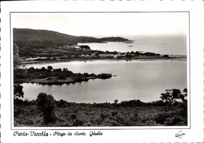 Porto-Vecchio - Strand van Santa Giulia — Corsica, uitgever Forsica, n° 3177