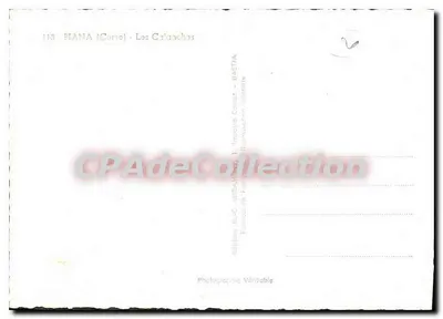 Piana (Córse) - As Calanches — Edições M.-C. Mirawat, Bastia — Verso