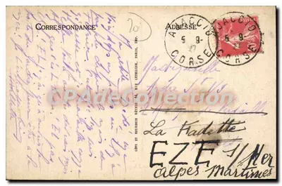 Ajaccio — Widok z nabrzeża — LL — Rewers