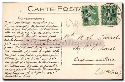 Ajaccio — Ogólny widok z Mont Cacalo — LL, nr 124 — Rewers