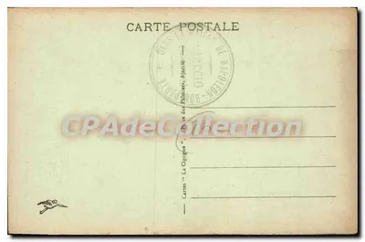 Ajaccio - Dom, w którym urodził się Cesarz Napoleon I — Stara pocztówka deCollection, nr 69 — Rewers