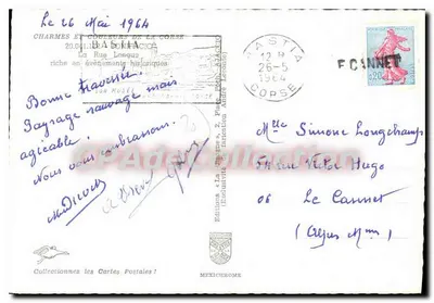 Rue Longue w Bastii — Korsyka — Wydawnictwo Mexichrome, nr 20.041.18 — Rewers