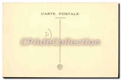 Flavigny (Côte-d'Or) — Vista Geral — Edição Mairret Hôtel de la Poste — Verso