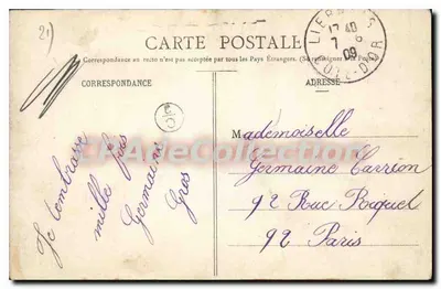 O Lago dos Settons — Le Morvan Illustré, n°120, editor G. Garrais, Saulieu — Verso