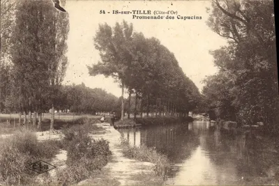 IS-sur-TILLE (Côte-d'Or) — Promenade dos Capucinos — Editor C. Landier