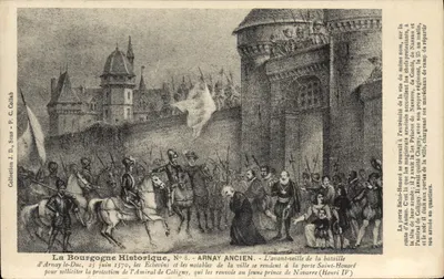 Arnay-le-Duc — A véspera da batalha de Arnay, 25 de junho de 1570 — La Bourgogne Historique, N°8, editor P. C. Collab