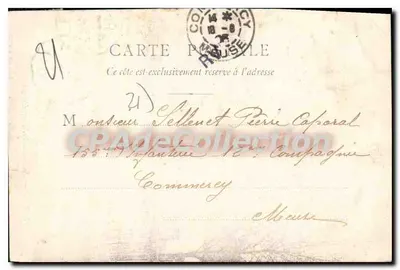 Nolay — Statua del Presidente Carnot — editore sconosciuto, numero di serie non visibile — Verso