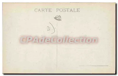 Aproximadamente SEMUR — Castelo de Epoisses (Paris antiga) — CPAdeCollection — Verso