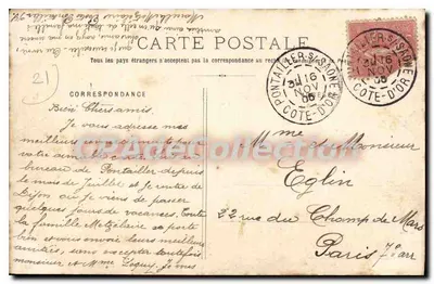 PONTAILLER-SUR-SAÔNE — Algemene uitzicht — L. V., uitgever — Achterkant