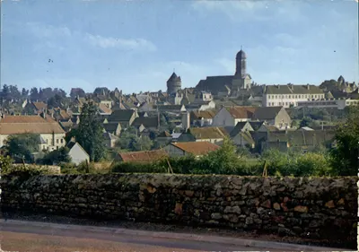 Arnay-le-Duc (Côte-d'Or) — vista geral — Impressor Combier & Cie