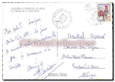 Saulon-la-Chapelle (C.-d'Or) — Brzegi Sans-Fond — Fotograf Ovin — Rewers
