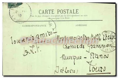 Capbreton — Wejście do jeziora Hossegor — Collection Gorce, édit., Paris — Rewers