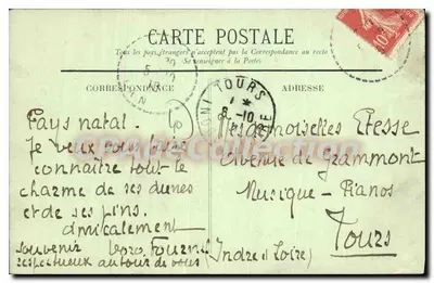 Capbreton — O Lago Hossegor — Coleção Gorce, editora, Paris — Verso