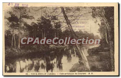Vireux-Boucau (Landes) — Canto artístico do Courant — M. D. — Editor M. V. Besarthou, n° 83