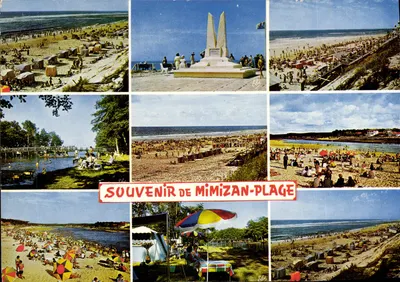 Mimizan-Plage — Lembrança de Mimizan-Plage — Editor L. Chatagneau, n° 3003
