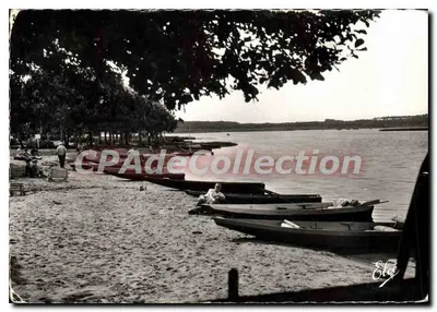 Praia de Leon (Landes) — vista da costa do Lago — editor Victor-Hugo, n° 82
