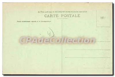 Vendôme - Praça St-Martin — editor Papeterie H. Chartier, n° 510 — Verso