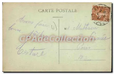 Salbris — Vista sobre a Sauldre — Librairie Renand — Verso