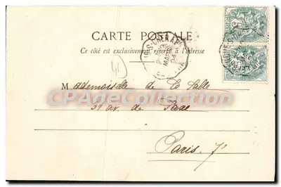 Blois - Vista geral - A Loire e o Ponte - Edição Grand Bazar — Verso