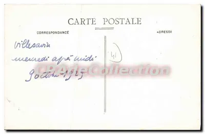 Castelo de VILLESAVIN (Renascimento) — Fachada meridional — CPAdeCollection — Verso