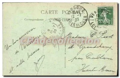 Vendôme - Vista geral — editor desconhecido, n° de série 1 — Verso